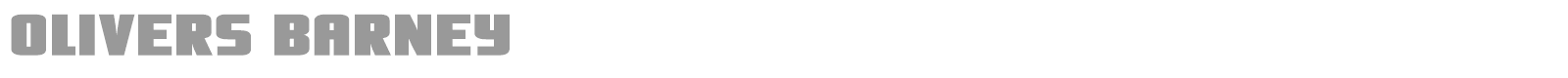 Oliver's Barney font preview